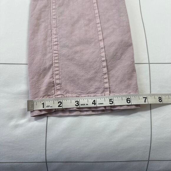 Anthropologie Pants Womens 27 Pink Wanderer Boho Utility Casual Bohemian Cotton - Picture 12 of 12